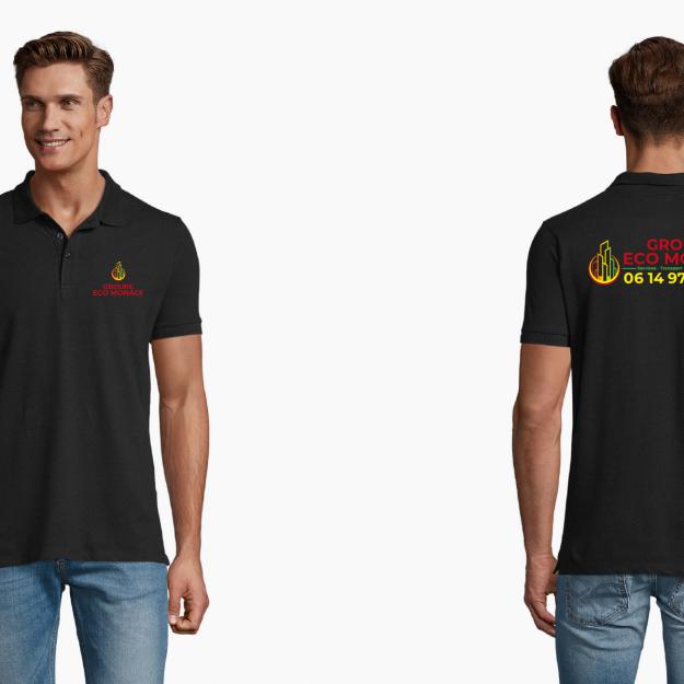 Polo personnalisé en dtf